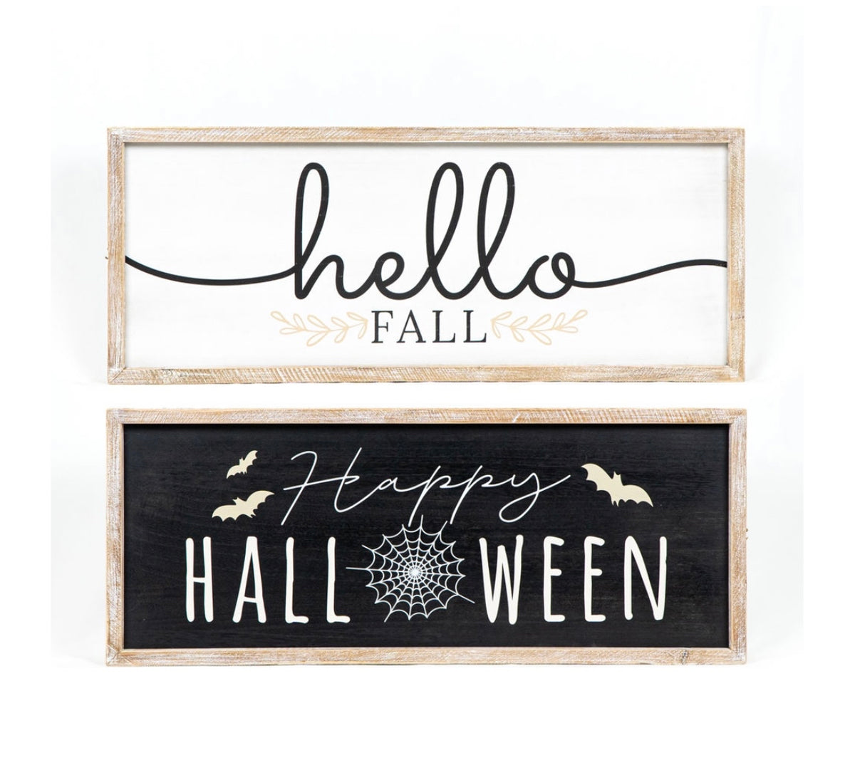 Hello Fall/Happy Halloween Sign | The Hudson Valley Wreath Company