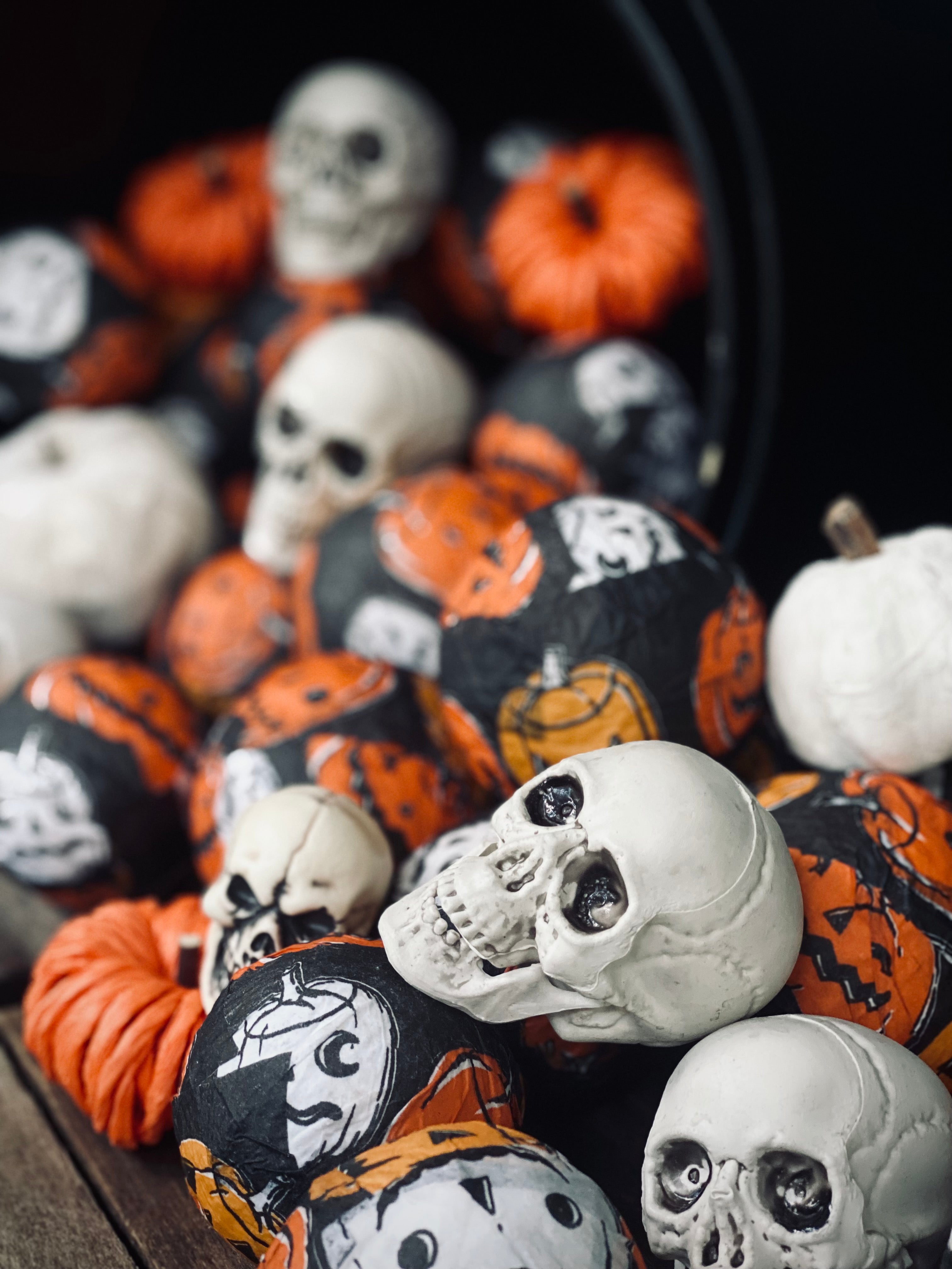 Jack-o-Lantern Halloween Bowl Filler | The Hudson Valley Wreath