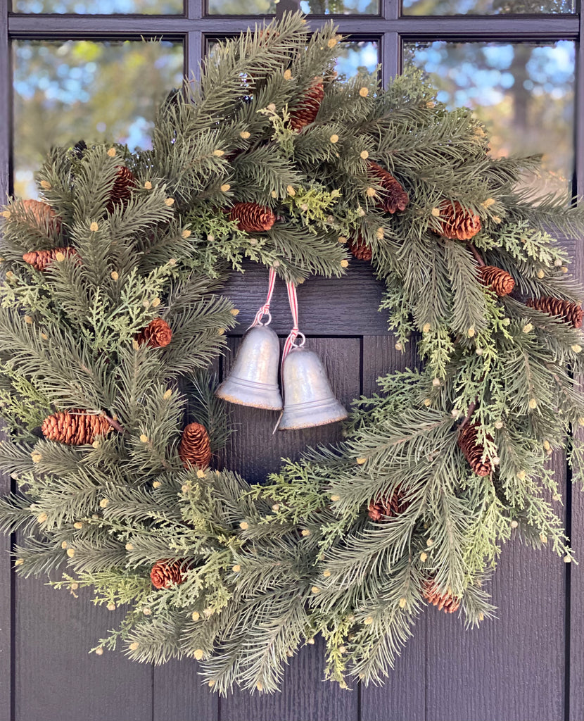 Easy Silver Bells Wreath Ornament - A Pretty Life In The Suburbs
