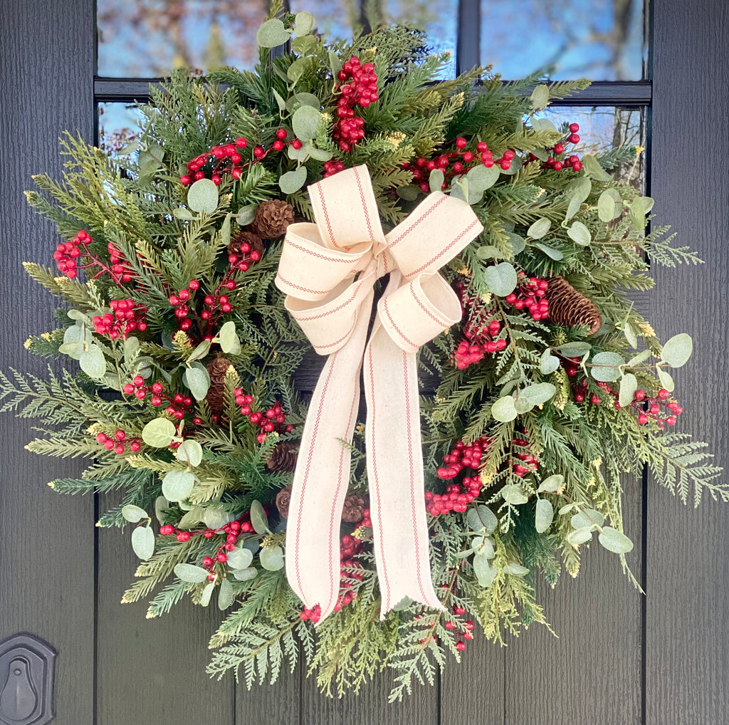 Christmas Farmhouse Wreath