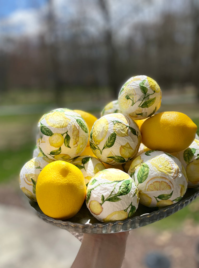 Lemon Bowl Filler Pale Yellow