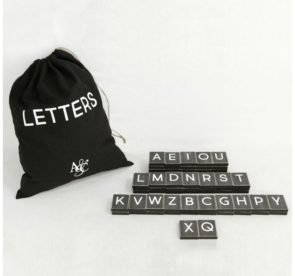Letter Board Letters 70 Pieces Black