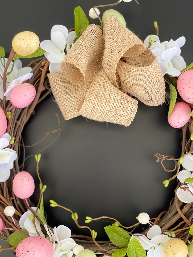 Easter Egg and Berry Wreath