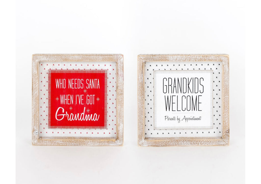 Christmas Sign for Grandparents